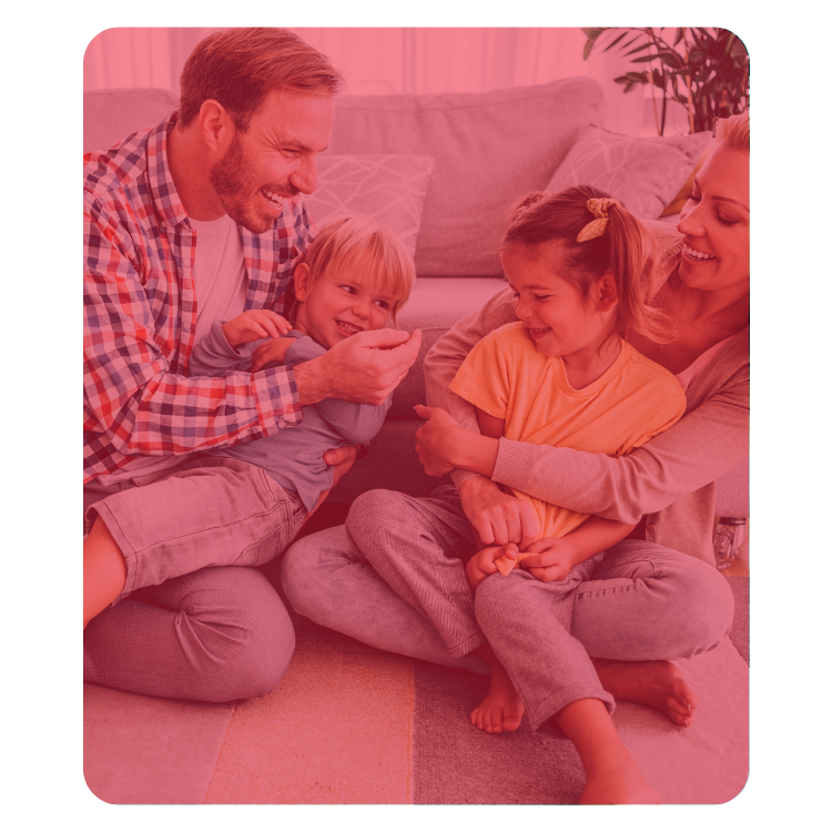 Family enjoying life Emergency cover heat pump cover